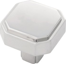 Monroe Collection Knob 1-5/16'' x 1-5/16'' Chrome Finish B076895-CH