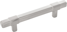 Monroe Collection Pull 3-3/4'' cc Satin Nickel Finish B076899-SN