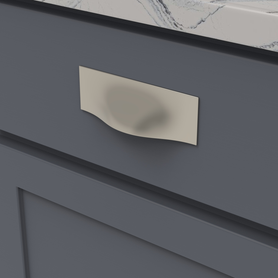 Emerge Collection Cup Pull 3-3/4'' cc Polished Nickel Finish B077047-14