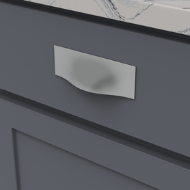 Emerge Collection Cup Pull 3-3/4'' cc Chrome Finish B077047-CH