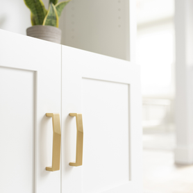 Veer Collection Pull 5-1/16'' cc Brushed Golden Brass Finish B077155-BGB