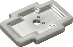 Coventry Collection Knob Backplate 1-3/4'' x 1-1/4'' Satin Nickel Finish B077995SN