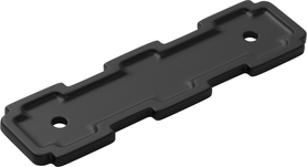 Coventry Collection Pull Backplate 3'' cc Matte Black Finish B077996MB