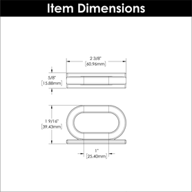 Corsa Collection Pull 1'' cc Brushed Golden Brass Finish B078784BGB