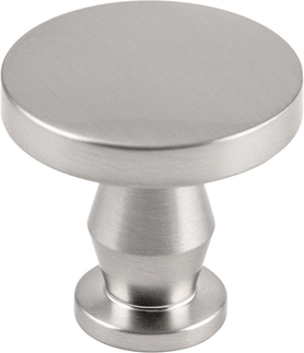 Anders Collection Knob 1-1/4'' diam Satin Nickel Finish B078788SN