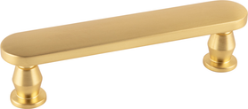 Anders Collection Pull 3-3/4'' cc Brushed Golden Brass Finish B078789BGB