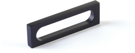 Cafe Pull, Modern Oval Slot, Matte Black, 3-1/2'' cc 10032-MB