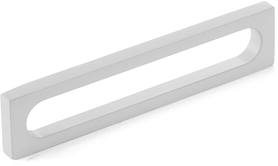 Cafe Pull, Modern Oval Slot, Matte White, 5'' cc 10033-MW