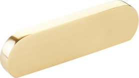 Cafe Pull, Modern Oval, Vintage Brass, 3'' cc 10041-VB