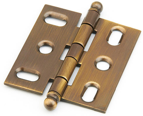 Hinge, Ball Tip Mortise, Antique Brass 1111B-AB
