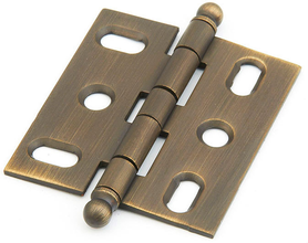 Hinge, Ball Tip Mortise, Antique Light Brass 1111B-ALB