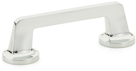 Northport Pull, Round Bases, Polished Chrome, 3-1/2'' cc 200-26