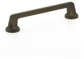 Northport Pull, Round Bases, Ancient Bronze, 6'' cc 202-ABZ