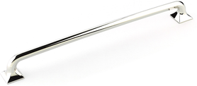 Northport Appliance Pull, Square Bases, Polished Nickel, 15'' cc 218-PN
