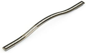 Skyevale Pull, Black Chrome with Crystals, 288/320 mm cc 303-BC