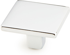 Armadio Knob, Square, Polished Chrome, 1-3/8'' 360-26