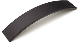 Armadio Pull, Arched, Matte Black, 128 mm cc 363-MB