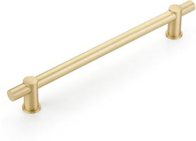 Foncé Appliance Pull, NON-Adjustable, Satin Brass, 12'' cc 422-SB