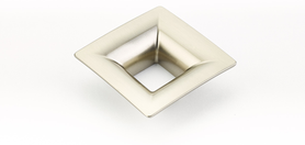 Finestrino Pull, Flared Square, Satin Nickel, 32 mm cc 440-15