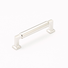 Haniburton Pull, Polished Nickel, 4'' cc 474-PN