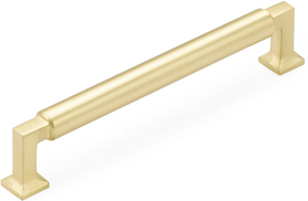 Haniburton Pull, Satin Brass, 6'' cc 476-SB