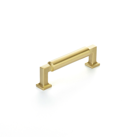 Haniburton Pull, Satin Brass, 3-1/2'' cc  477-SB