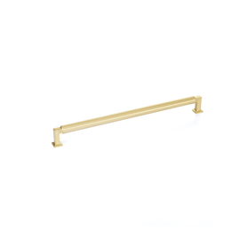 Haniburton Pull, Satin Brass, 12'' cc 481-SB