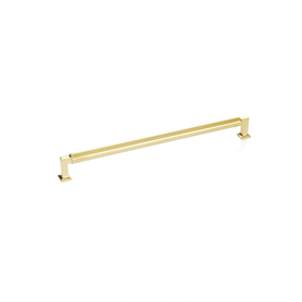 Haniburton Pull, Unlacquered Brass, 12'' cc  481-UNBR