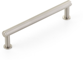 Pub House Pull, Knurled, Brushed Nickel, 5'' cc 5005-BN