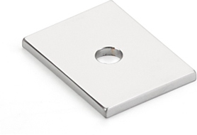 Pub House Backplate for Knob, Polished Chrome, 1'' 5101B-26