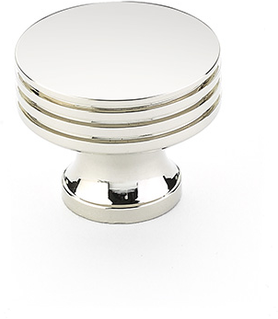 Menlo Park Knob, Round, Polished Nickel, 1-1/4'' dia 532-PN