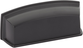 Menlo Park Cup Pull, Matte Black, 3-1/2'' cc 534-MB