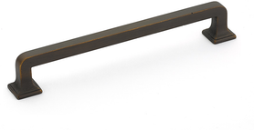 Menlo Park Pull, Ancient Bronze, 6'' cc 537-ABZ