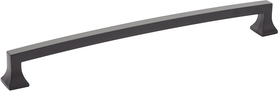 Menlo Park Appliance Pull, Arched, Matte Black, 15'' cc 539-MB