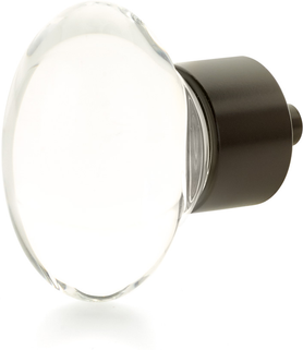 City Lights Oval Glass Knob, Oil Rubbed Bronze, 1-3/4'' dia 60-10B