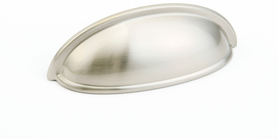 Traditional Cup Pull, Satin Nickel, 3'' cc 730-15