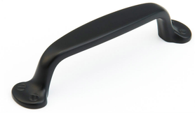 Country Pull, Flat Black, 4'' cc 742-FB