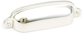 Country Cup Pull, Polished Nickel, 3'' cc 743-PN