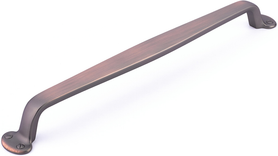 Country Appliance Pull, Aurora Bronze, 15'' cc 7465-AUB