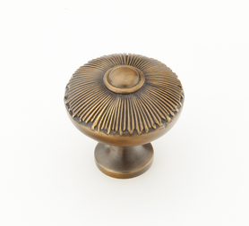 Sunburst Knob, Round, Estate Dover, 1-1/2'' dia 974-ED