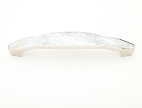 Mother of Pearl Pull, Polished Nickel, 6'' cc 992-6-MOP/PN