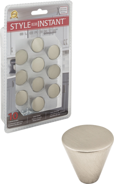 Retail Pack Hardware 1'' Diameter Conical Knob 26SN-R