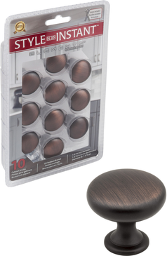 Retail Pack Hardware 1-3/16'' Diameter Mushroom Knob 3910-DBAC-R