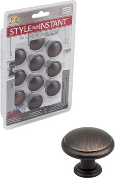 Retail Pack Hardware 1-3/16'' Diameter Mushroom Knob 3940-DBAC-R