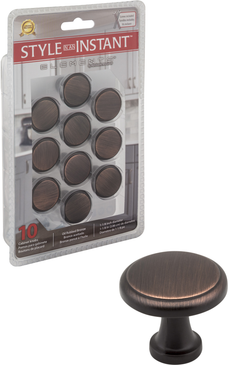 Retail Pack Hardware 1-3/16'' Diameter Mushroom Knob 3970-DBAC-R