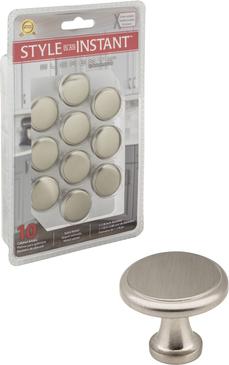 Retail Pack Hardware 1-3/16'' Diameter Mushroom Knob 3970-SN-R