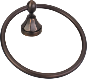 Newbury Brushed Oil Rubbed Bronze Towel Ring - Retail Packaged BHE3-06DBAC-R