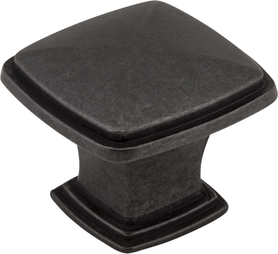 Milan 1-3/16'' Length Square Knob 1091DACM