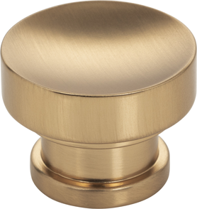 Elara 1-1/4'' diam Round Knob 484SBZ