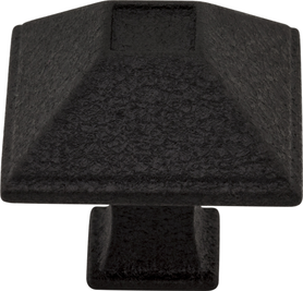 Tahoe 1-1/4'' Length Square Knob 602S-BLK